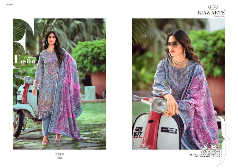 Riaz Arts Musafir Vol 9 Lawn Digital Printed Dress Material Wholesale catalog