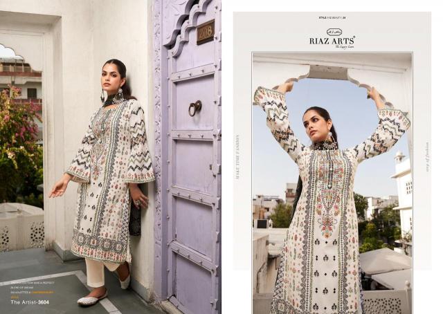 Riaz Arts The Artist Vol 2 Lawn Printed Dress Material Wholesale catalog