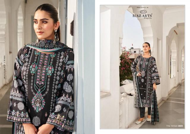 Riaz Arts The Artist Vol 2 Lawn Printed Dress Material Wholesale catalog