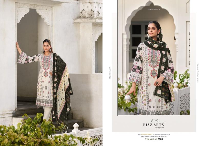 Riaz Arts The Artist Vol 2 Lawn Printed Dress Material Wholesale catalog