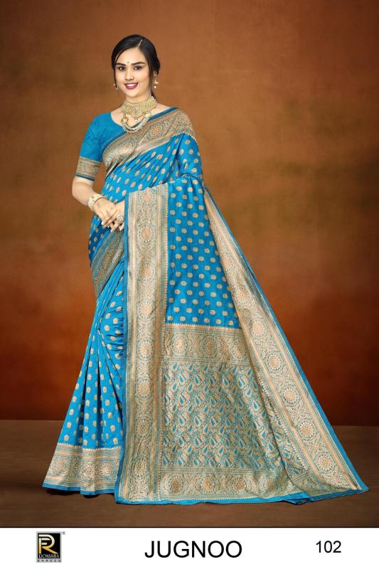Ronisha Jugnoo Banarasi Silk Saree Wholesale catalog
