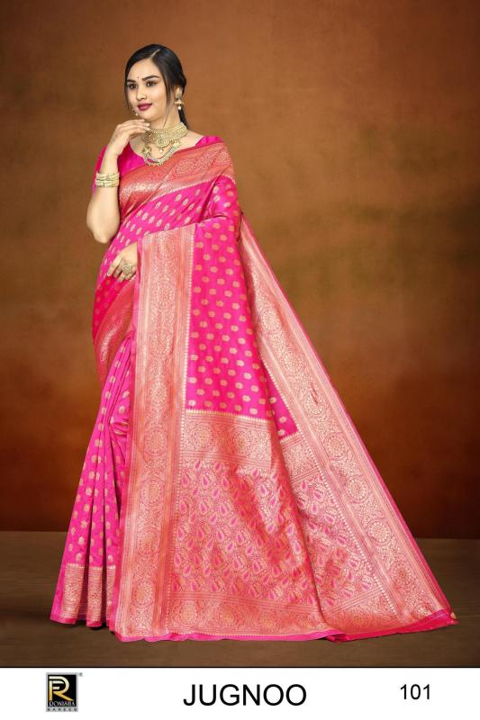 Ronisha Jugnoo Banarasi Silk Saree Wholesale catalog