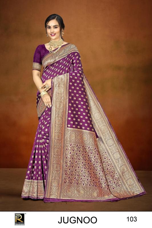 Ronisha Jugnoo Banarasi Silk Saree Wholesale catalog