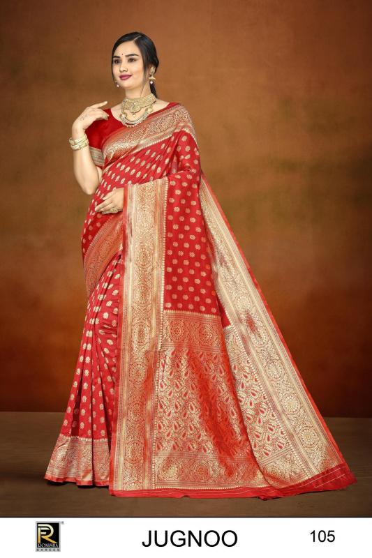 Ronisha Jugnoo Banarasi Silk Saree Wholesale catalog