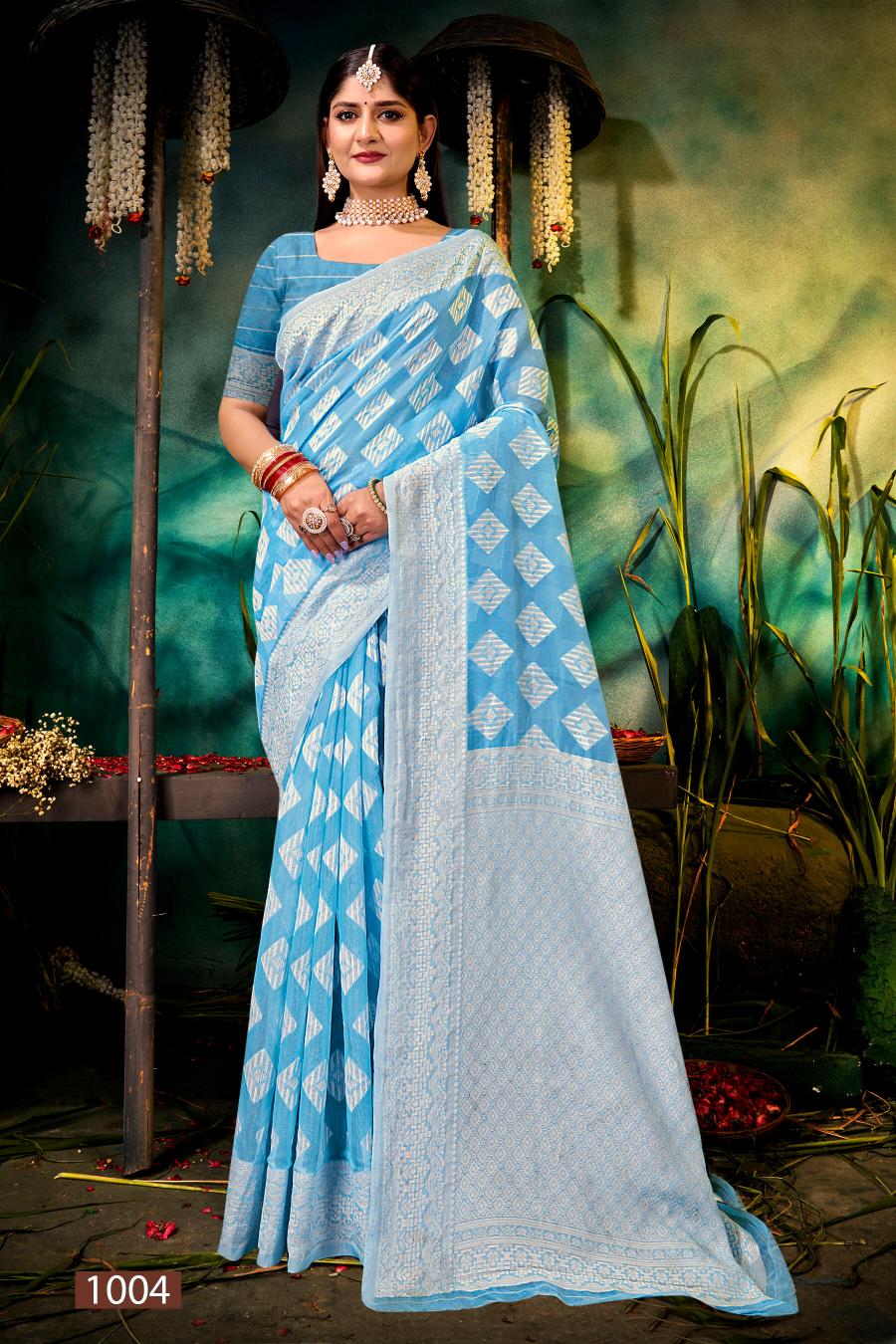 Saroj Ocean Cotton  Vol.2 Soft cotton rich pallu saree Saree Wholesale catalog    