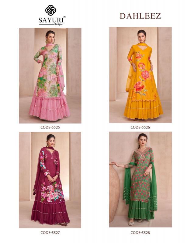 Sayuri Dahleez Designer Salwar Kameez Wholesale catalog