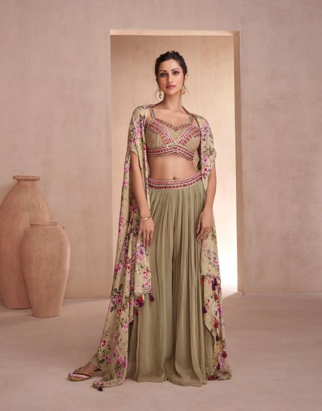 Sayuri Simayaa Designer Chinon Silk Salwar Kameez Wholesale catalog
