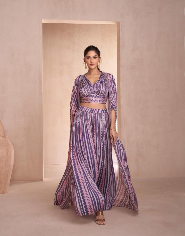 Sayuri Simayaa Designer Chinon Silk Salwar Kameez Wholesale catalog