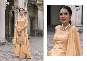 Senhora Ibtida Fux Georgette Designer Salwar Suit Wholesale catalog