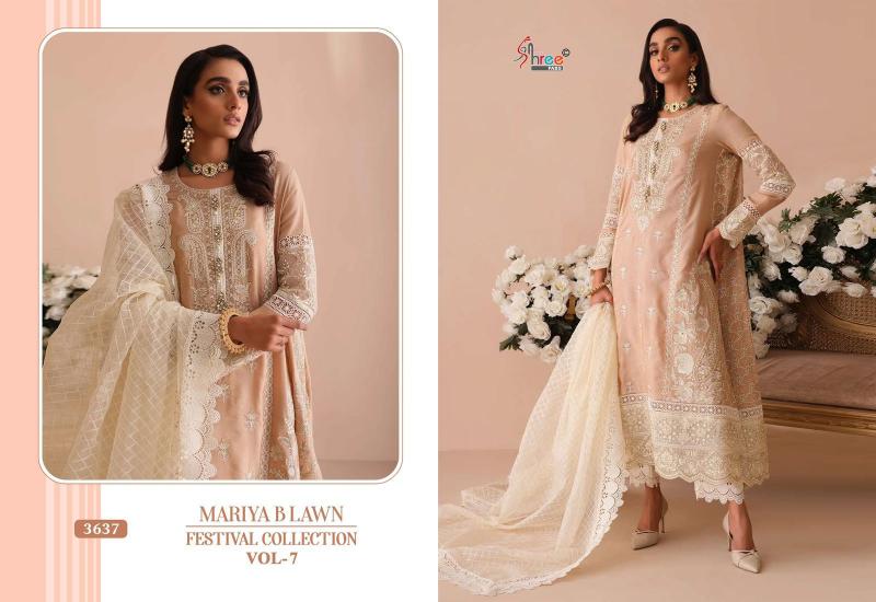 Shree Mariya B Lawn Festival Collection Vol 7 Salwar Suit Wholesale catalog