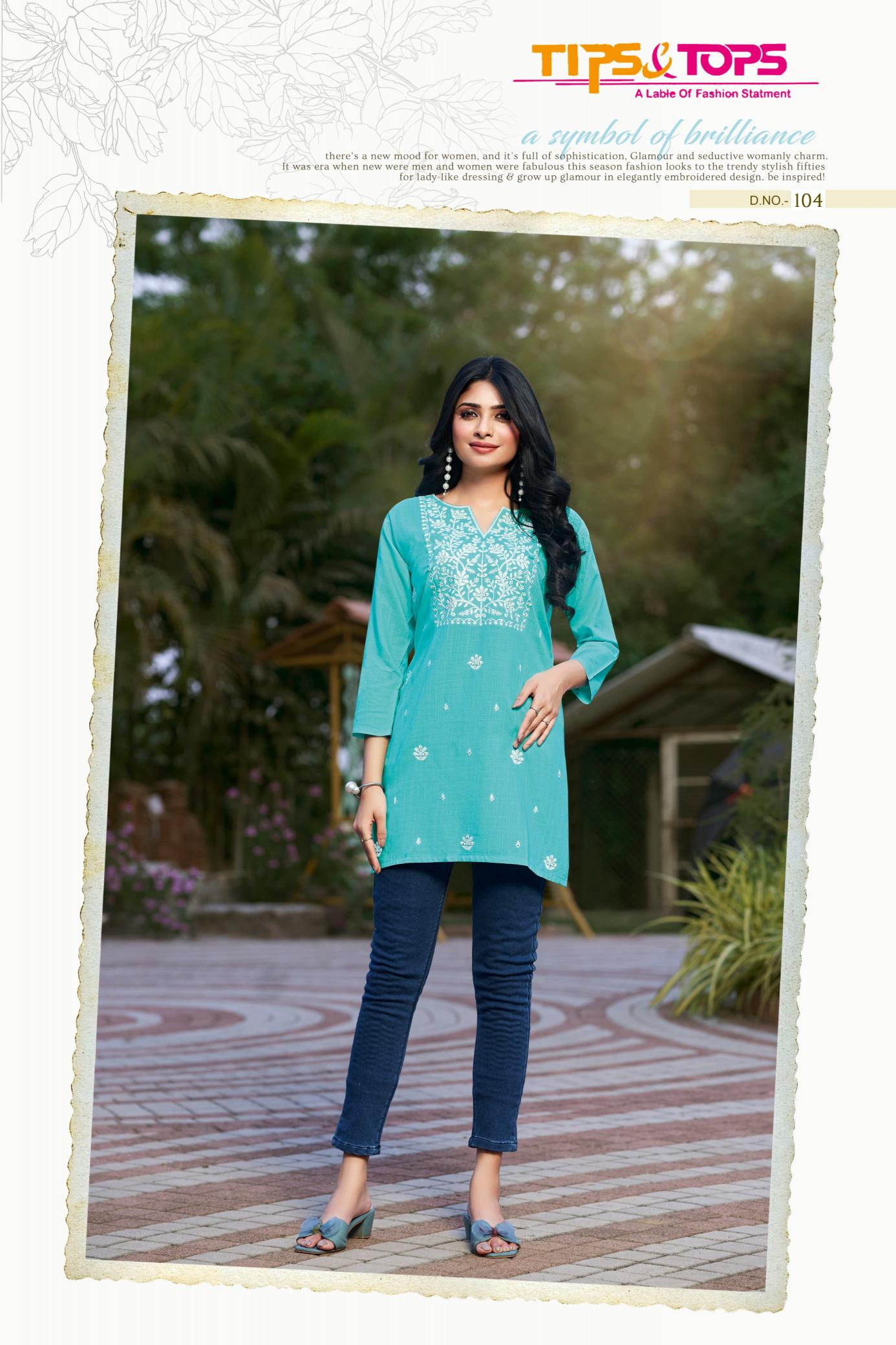 TIPS & TOPS COLORS VOL 04 Kurti Wholesale catalog