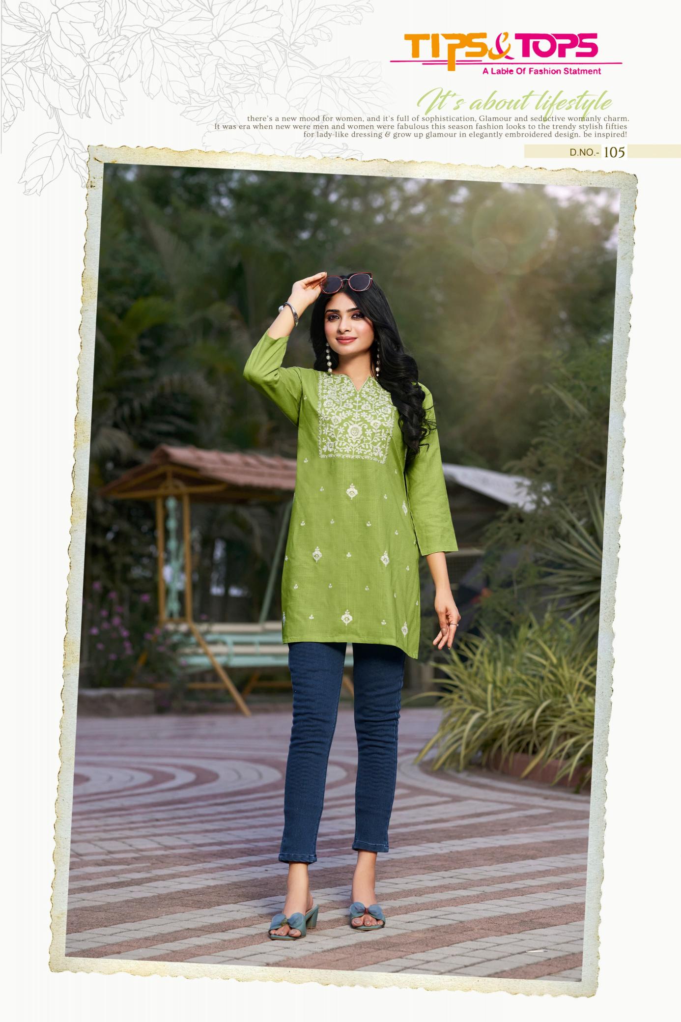 TIPS & TOPS COLORS VOL 04 Kurti Wholesale catalog