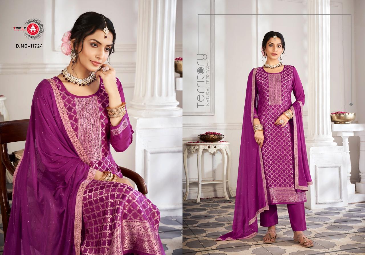Triple Aaa Loyal Edition 4 Designer Salwar Suits Wholesale catalog