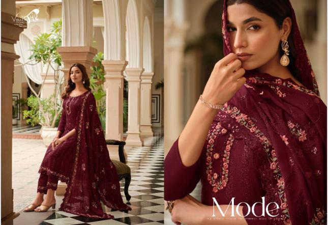 Vouch Nooreh Chinon Embroidered Salwar Kameez Wholesale catalog