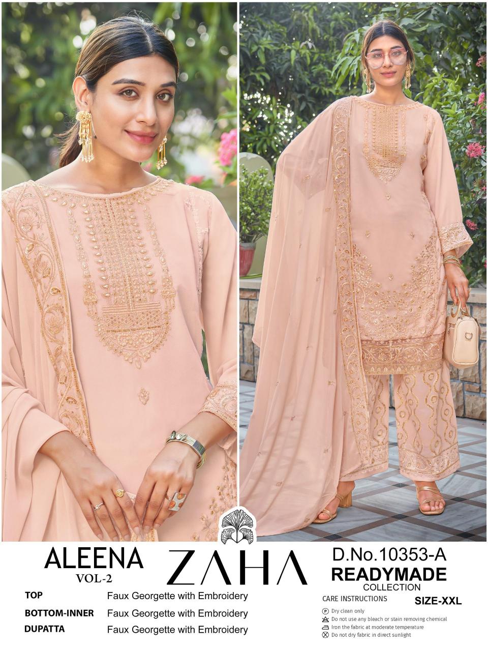 Zaha Aleena Vol 2 Pakistani Suits Wholesale catalog