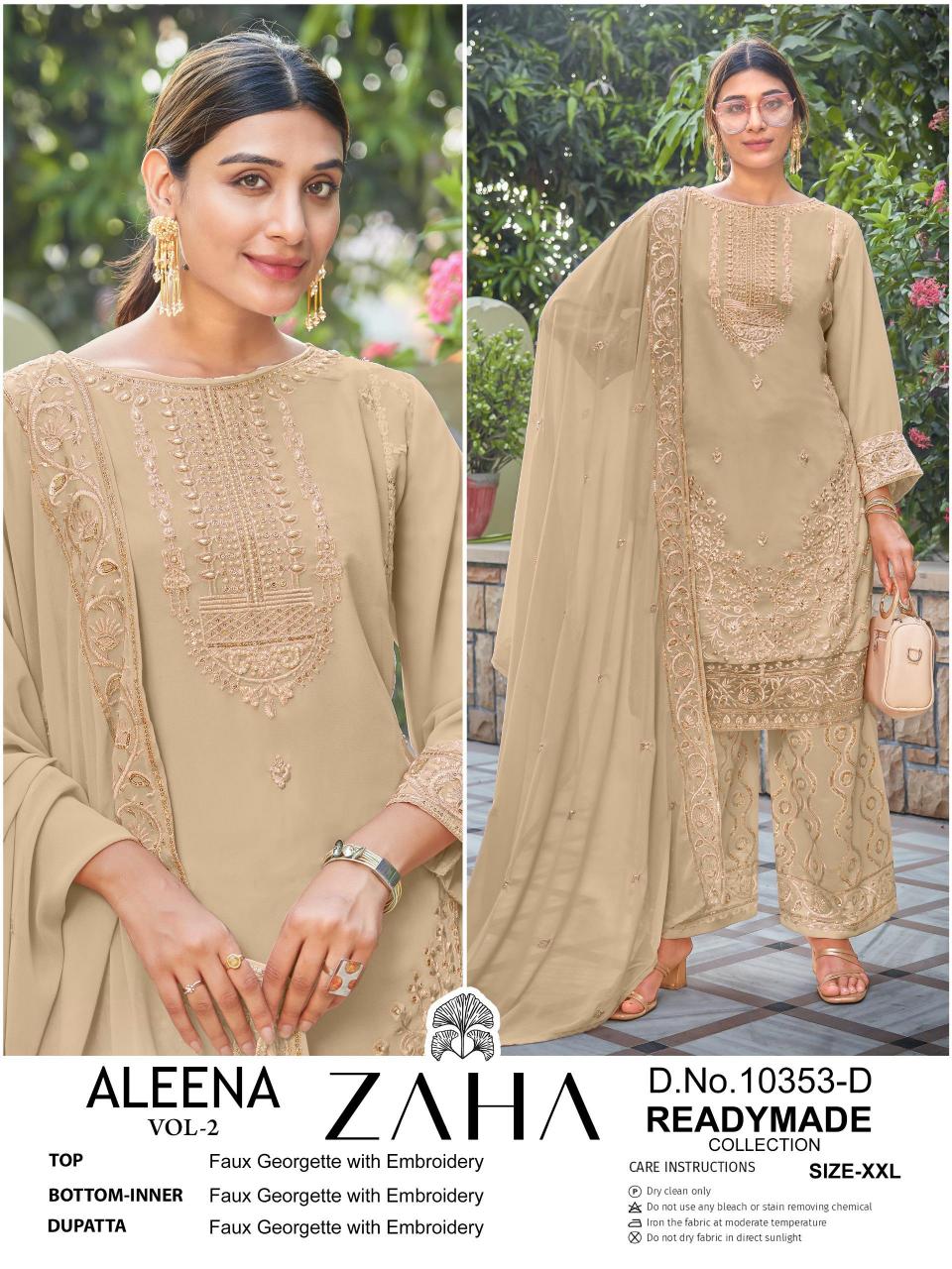 Zaha Aleena Vol 2 Pakistani Suits Wholesale catalog