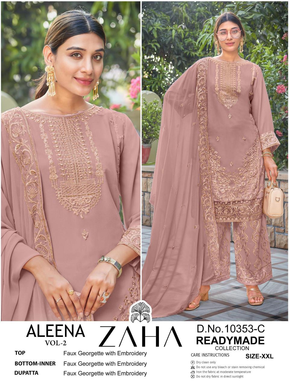 Zaha Aleena Vol 2 Pakistani Suits Wholesale catalog