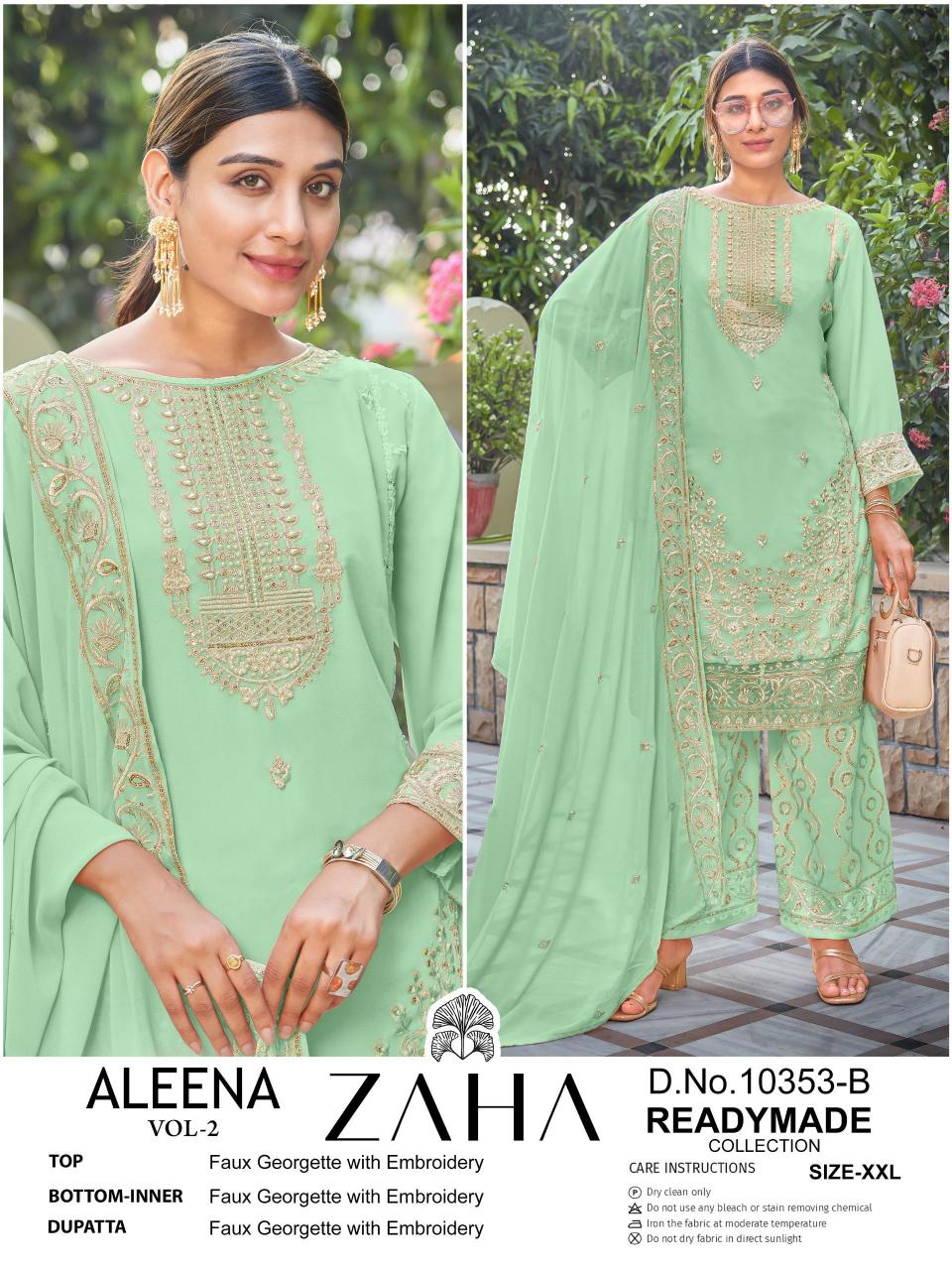 Zaha Aleena Vol 2 Pakistani Suits Wholesale catalog