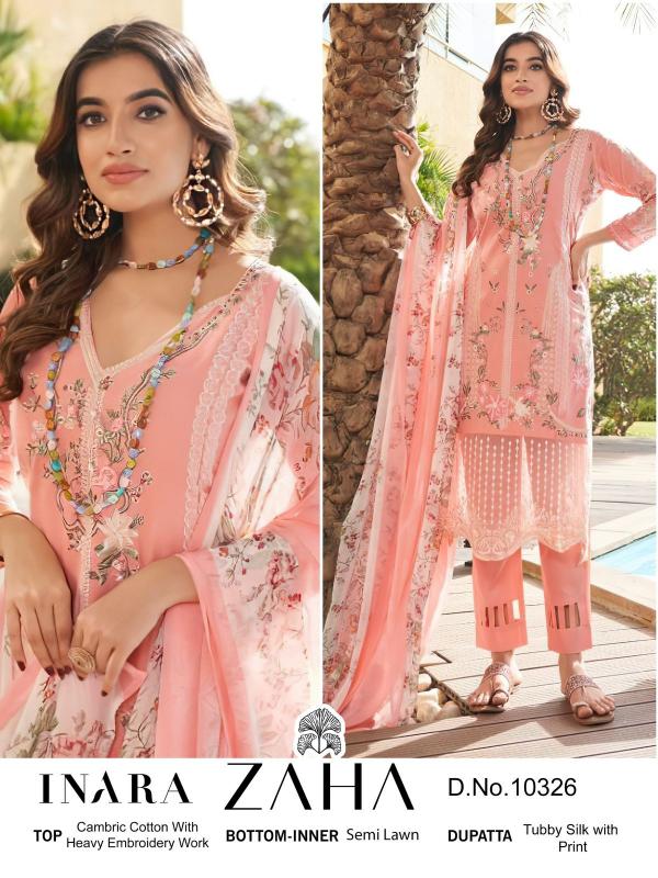 Zaha Inara Vol 1 Cotton Salwar Kameez Wholesale catalog