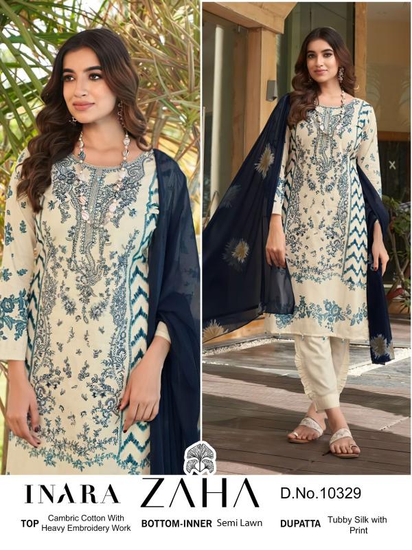 Zaha Inara Vol 1 Cotton Salwar Kameez Wholesale catalog