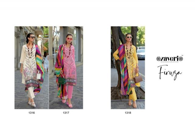 Zaveri presents FIRUZA Salwar Kameez Wholesale catalog