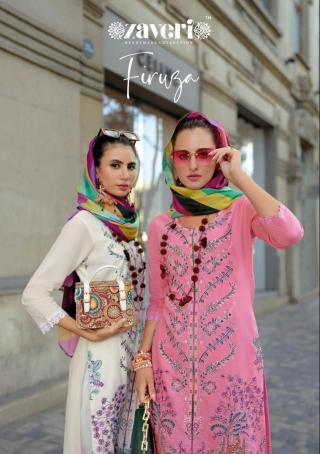 Zaveri presents FIRUZA Salwar Kameez Wholesale catalog