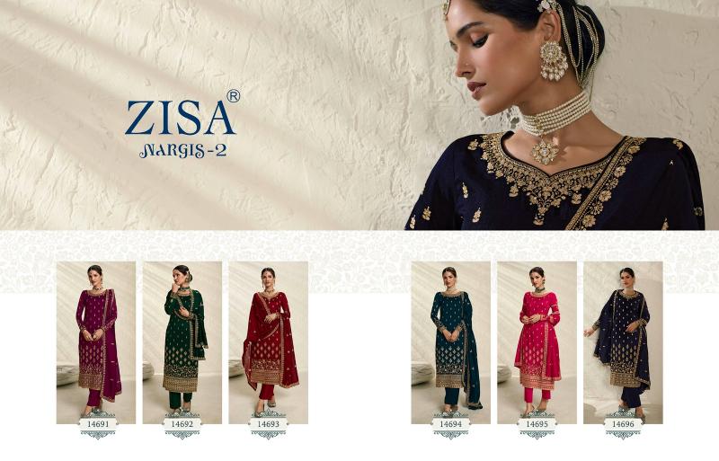 Zisa NARGIS-2 Salwar Suits Wholesale catalog
