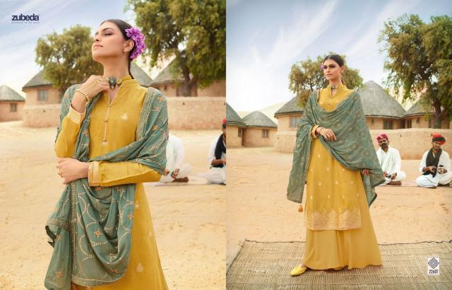 Zubeda Inaya Dola Jacquard Salwar Kameez Wholesale catalog