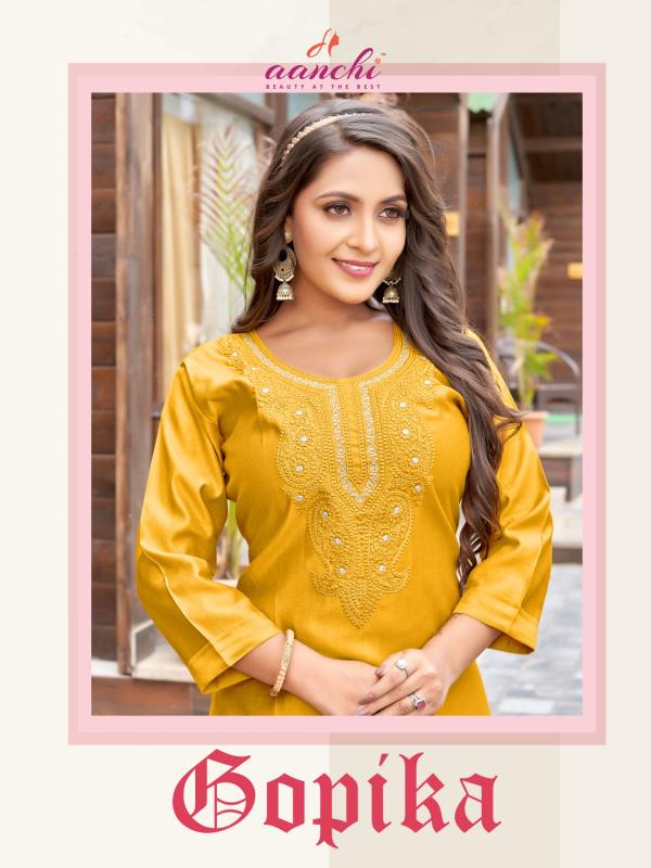 Aanchi GOPIKA Kurti Wholesale catalog