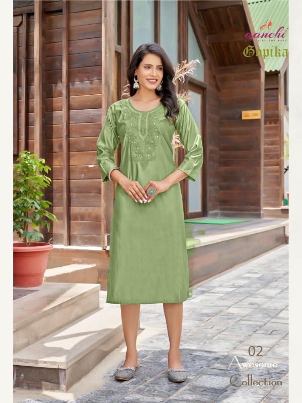 Aanchi GOPIKA Kurti Wholesale catalog