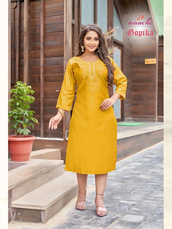 Aanchi GOPIKA Kurti Wholesale catalog