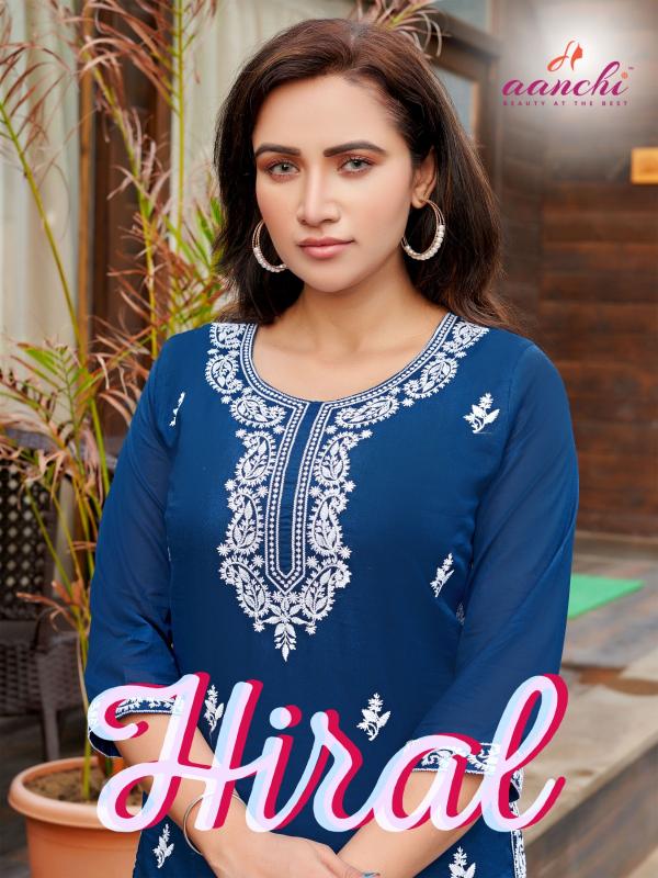 Aanchi HIRAL KURTI wholesale catalog