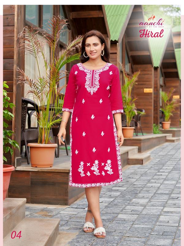 Aanchi HIRAL KURTI wholesale catalog