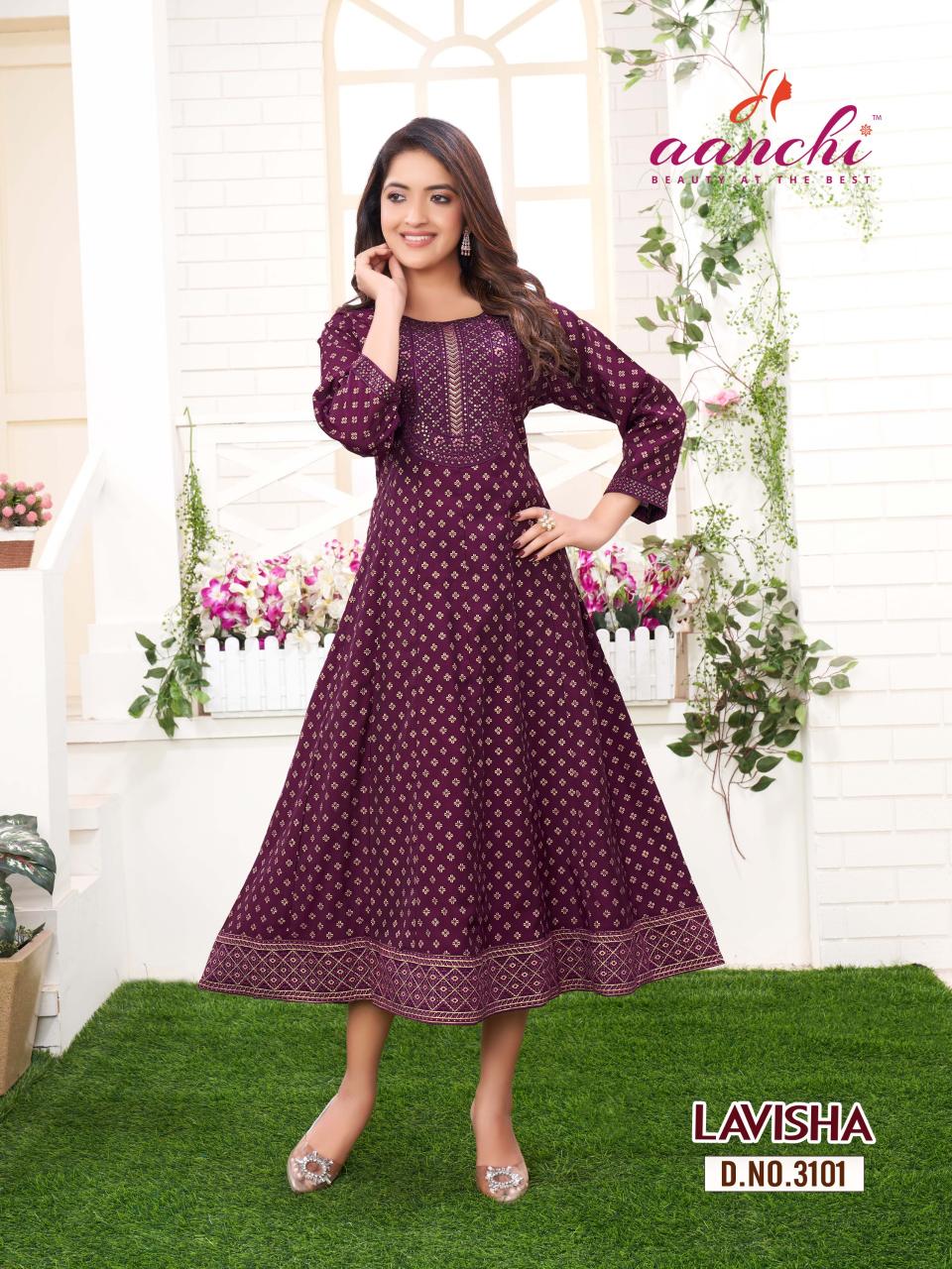 Aanchi LAVISHA KURTI Wholesale catalog