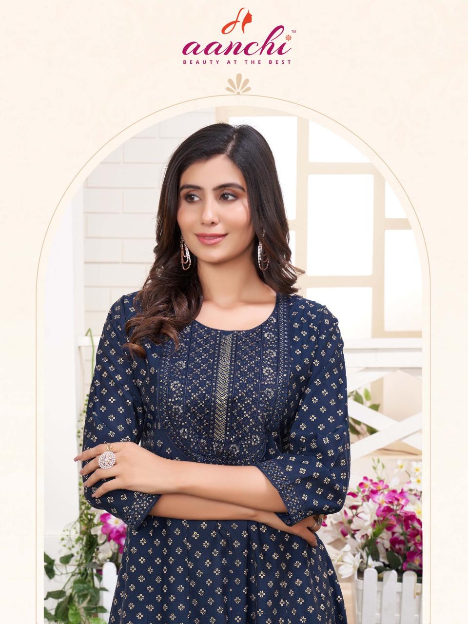 Aanchi LAVISHA KURTI Wholesale catalog