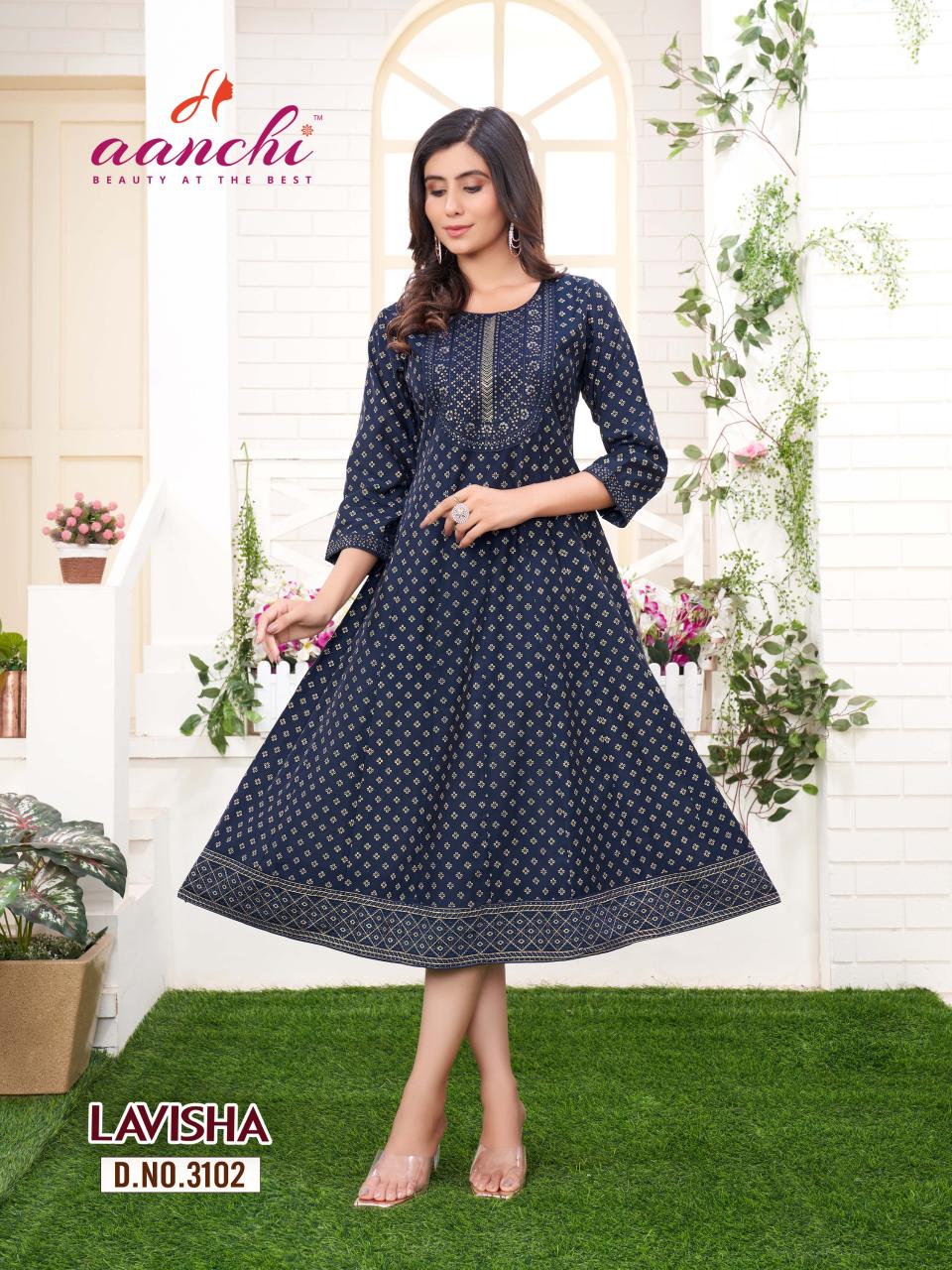 Aanchi LAVISHA KURTI Wholesale catalog