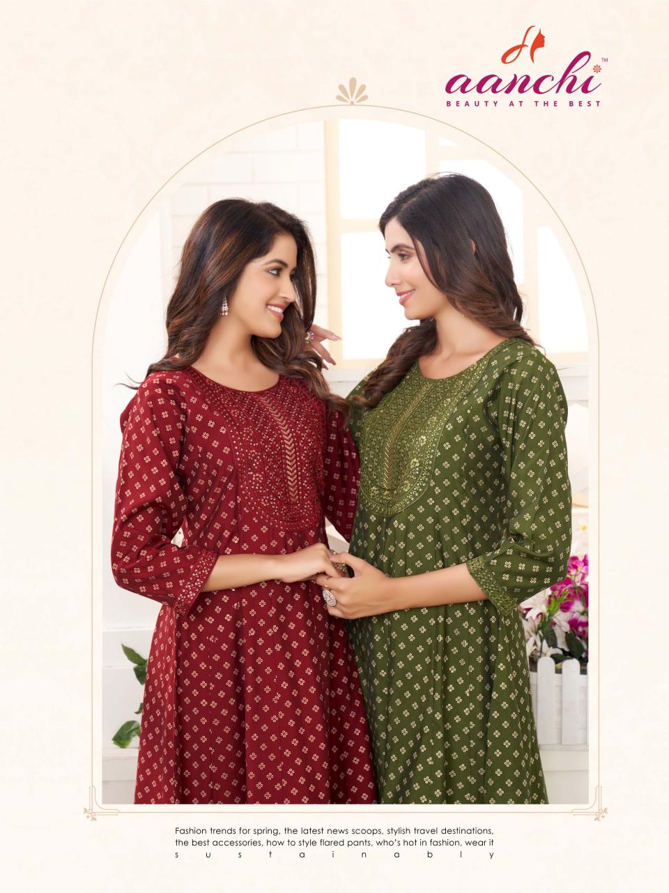 Aanchi LAVISHA KURTI Wholesale catalog