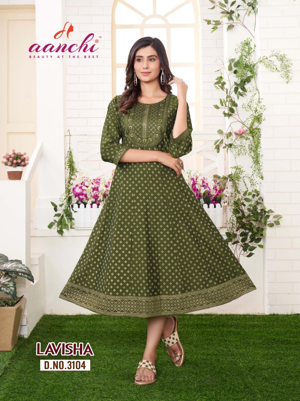 Aanchi LAVISHA KURTI Wholesale catalog