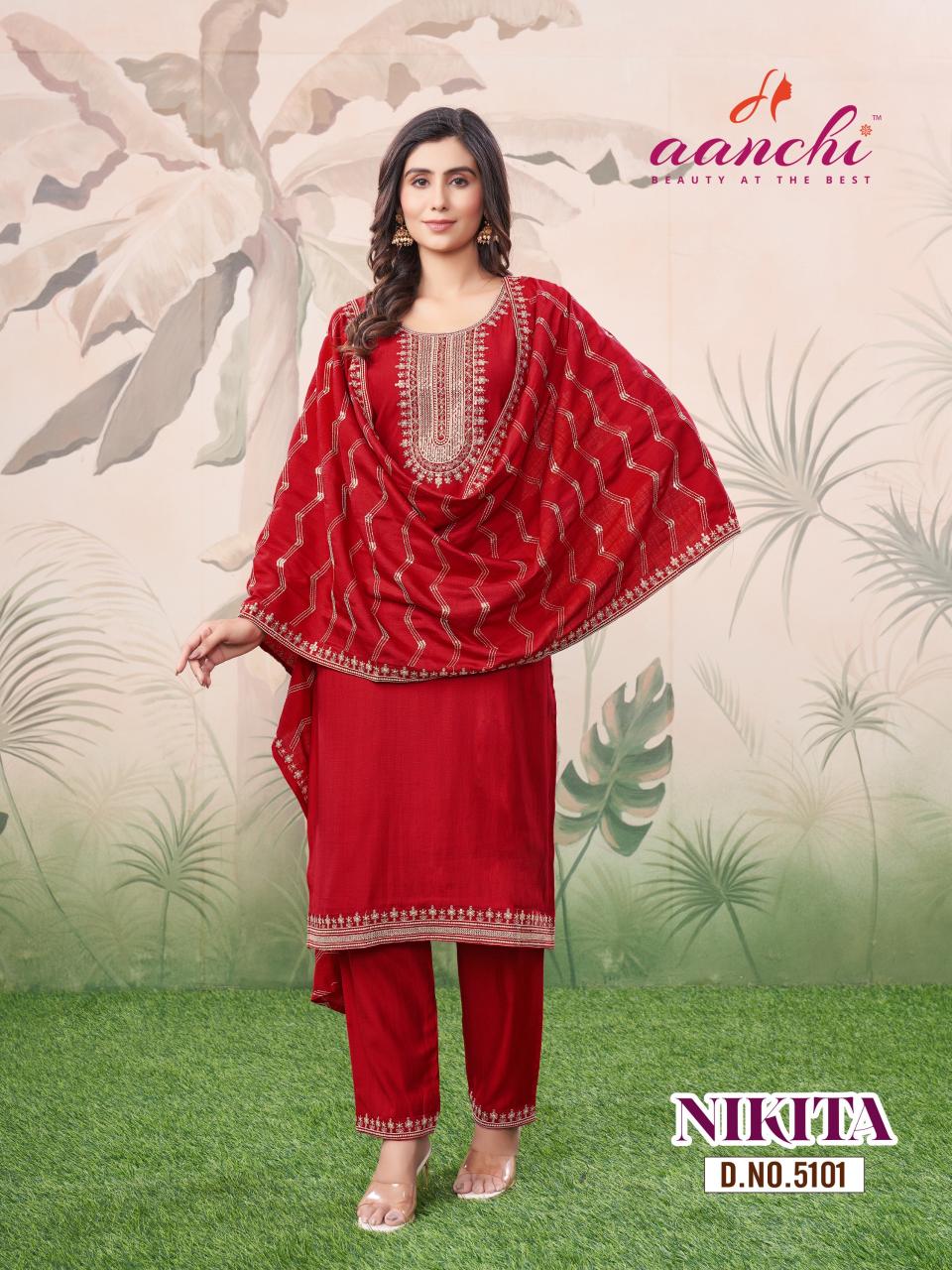 Aanchi Nikita Fancy Kurti wholesale catalog