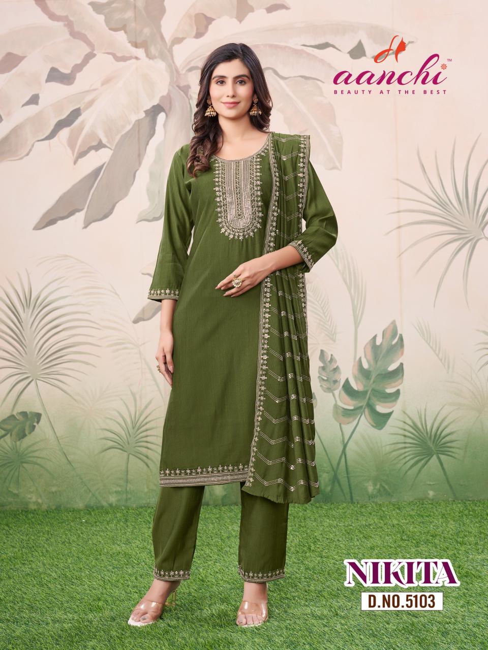 Aanchi Nikita Fancy Kurti wholesale catalog