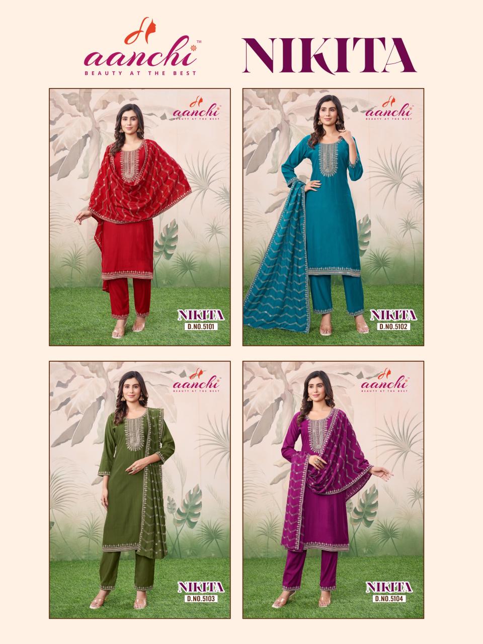 Aanchi Nikita Fancy Kurti wholesale catalog