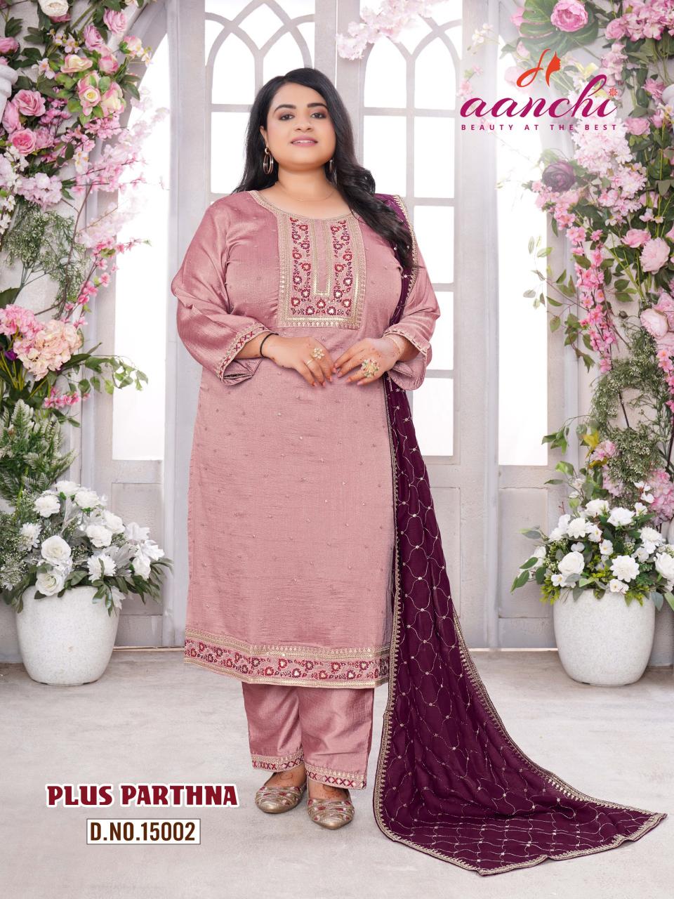 Aanchi PLUS PARTHANA KURTA Wholesale catalog