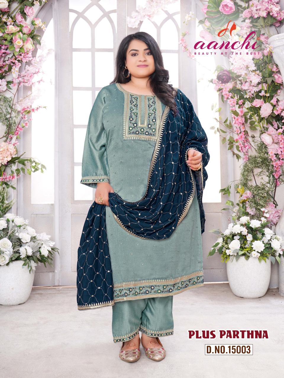 Aanchi PLUS PARTHANA KURTA Wholesale catalog