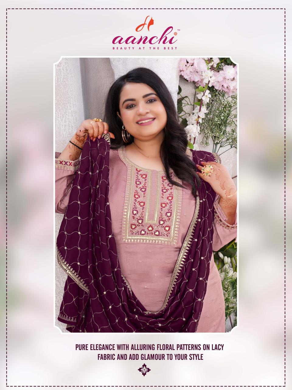 Aanchi PLUS PARTHANA KURTA Wholesale catalog