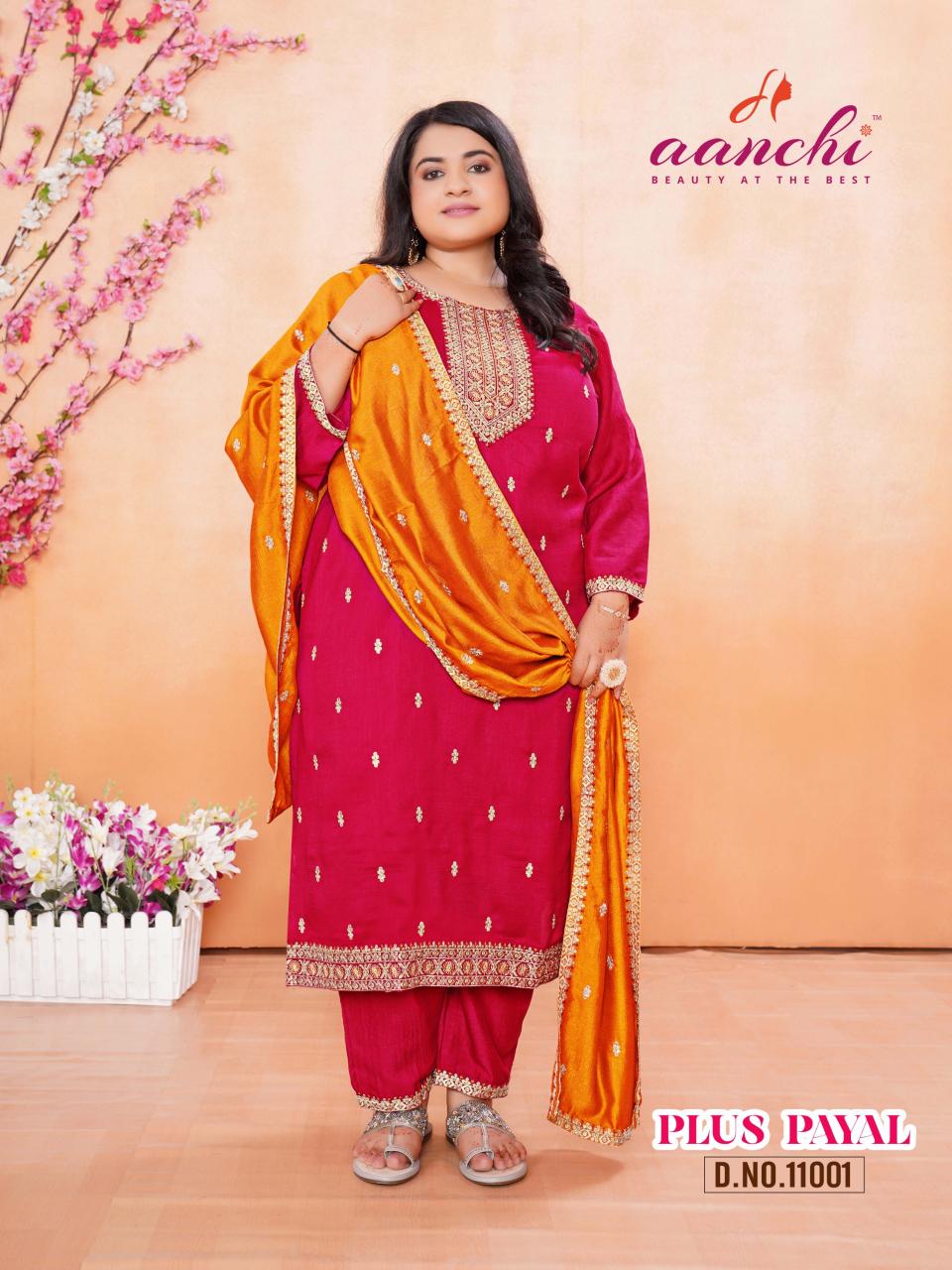 Aanchi PLUS PAYAL KURTI wholesale catalog