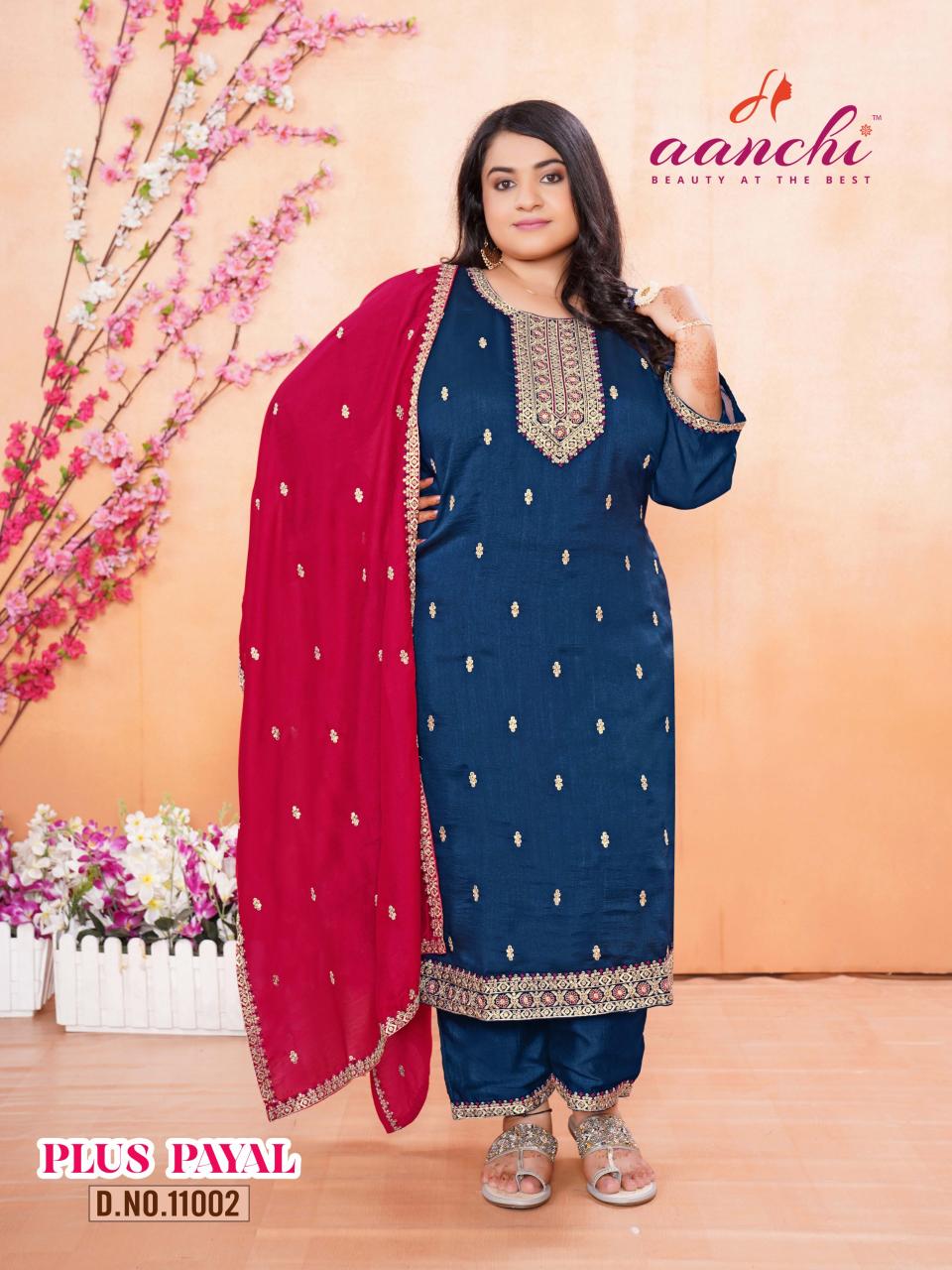 Aanchi PLUS PAYAL KURTI wholesale catalog