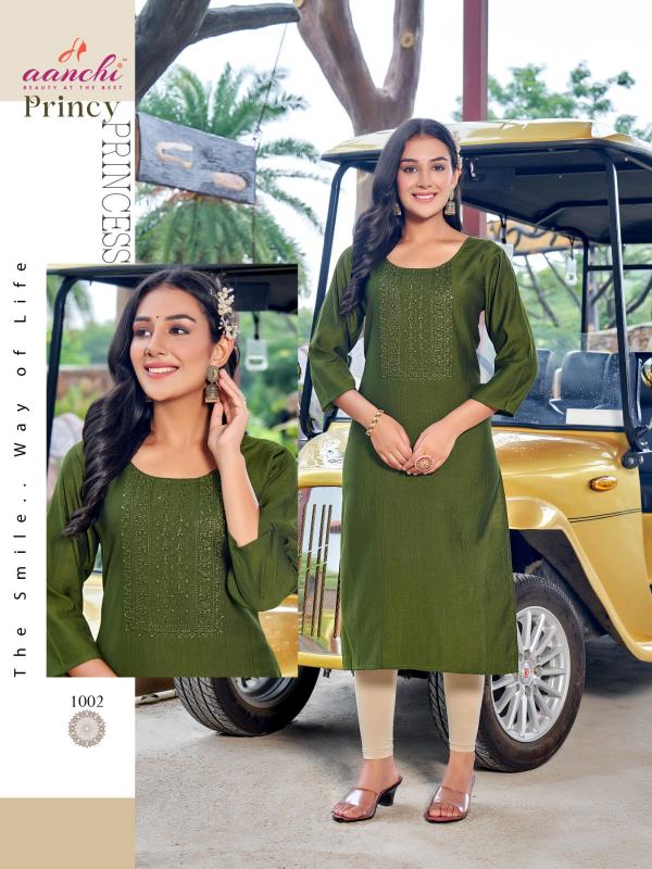 Aanchi PRINCY Kurti Wholesale catalog