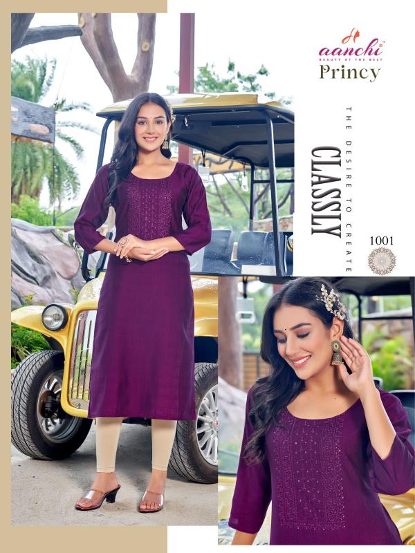 Aanchi PRINCY Kurti Wholesale catalog