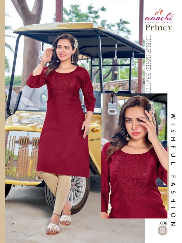 Aanchi PRINCY Kurti Wholesale catalog
