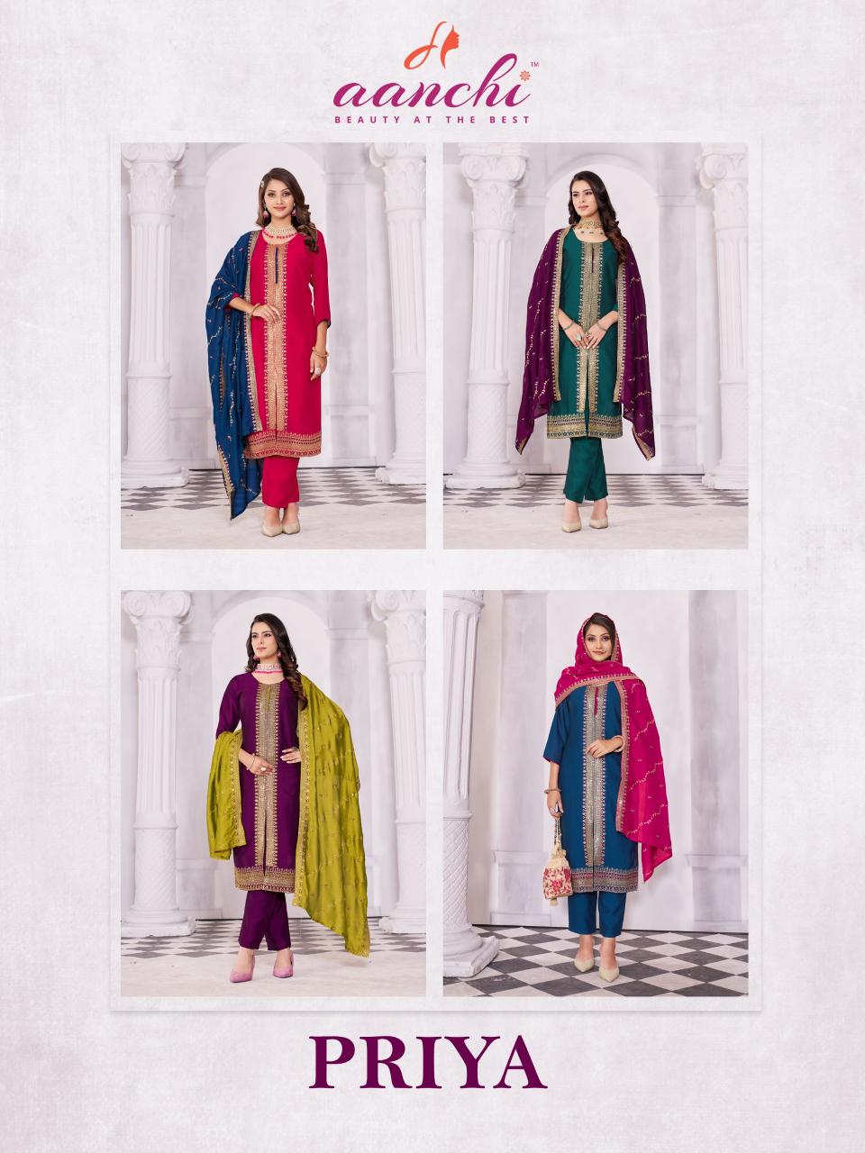 Aanchi PRIYA-2.0 KURTI Wholesale catalog